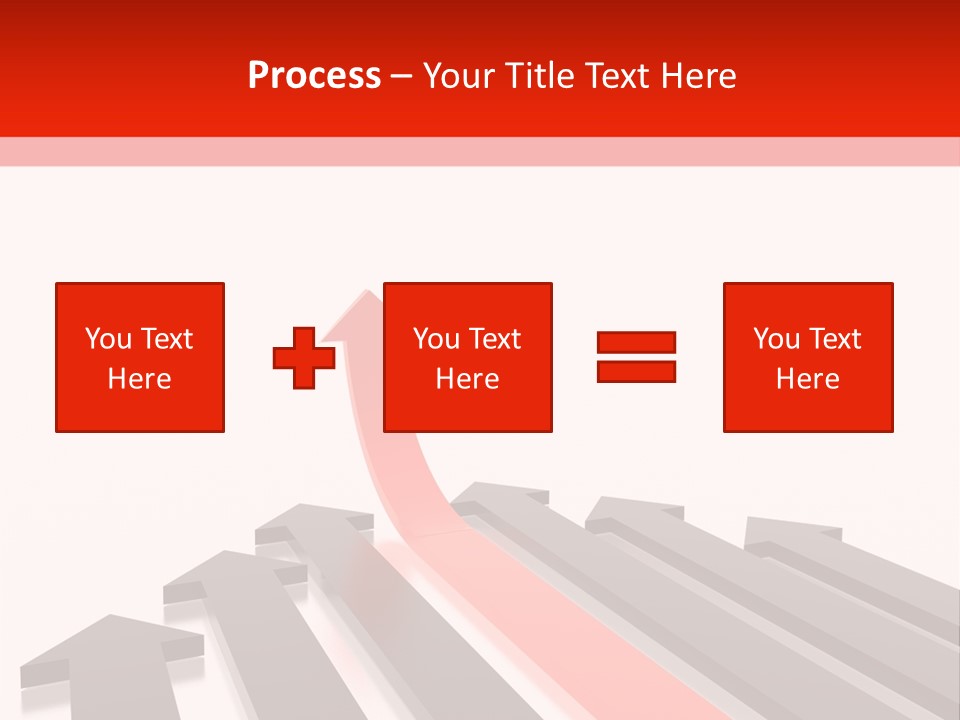Arrows (From 3D Arrows Set) PowerPoint Template