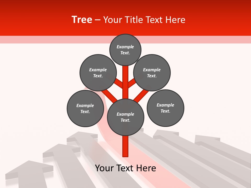 Arrows (From 3D Arrows Set) PowerPoint Template