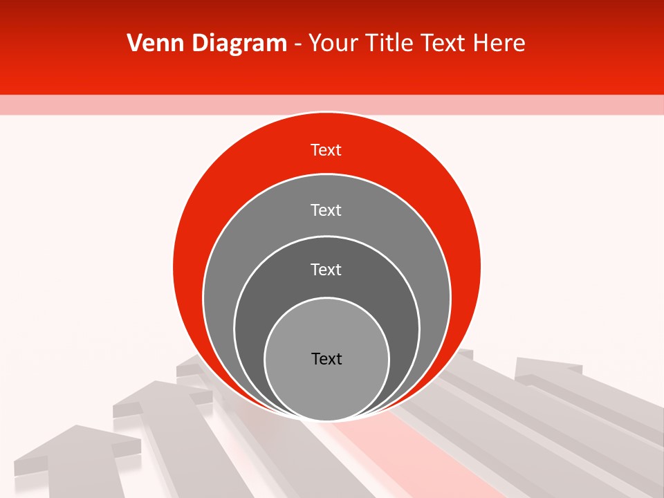 Arrows (From 3D Arrows Set) PowerPoint Template