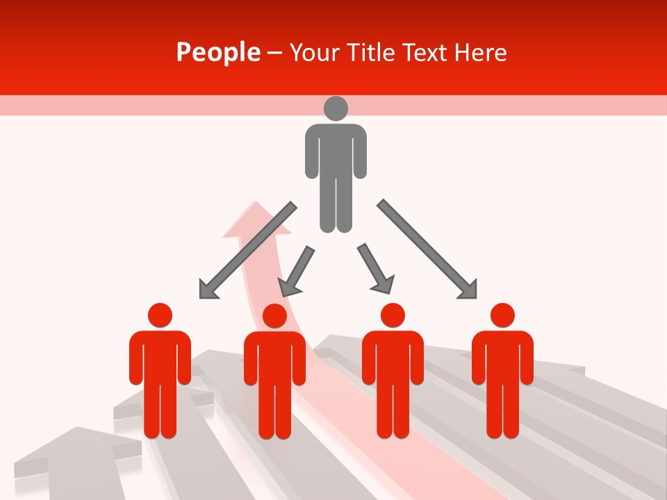 Arrows (From 3D Arrows Set) PowerPoint Template