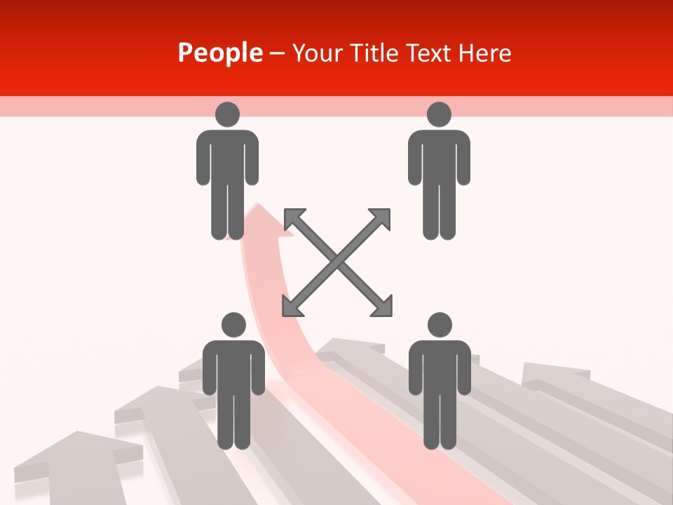 Arrows (From 3D Arrows Set) PowerPoint Template