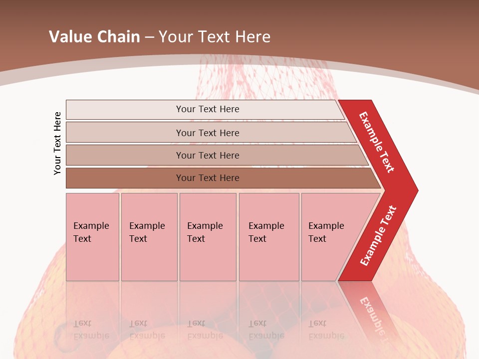 Oranges In Mesh Bag Series PowerPoint Template