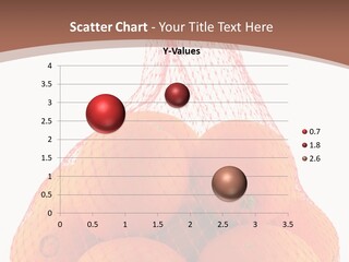 Oranges In Mesh Bag Series PowerPoint Template