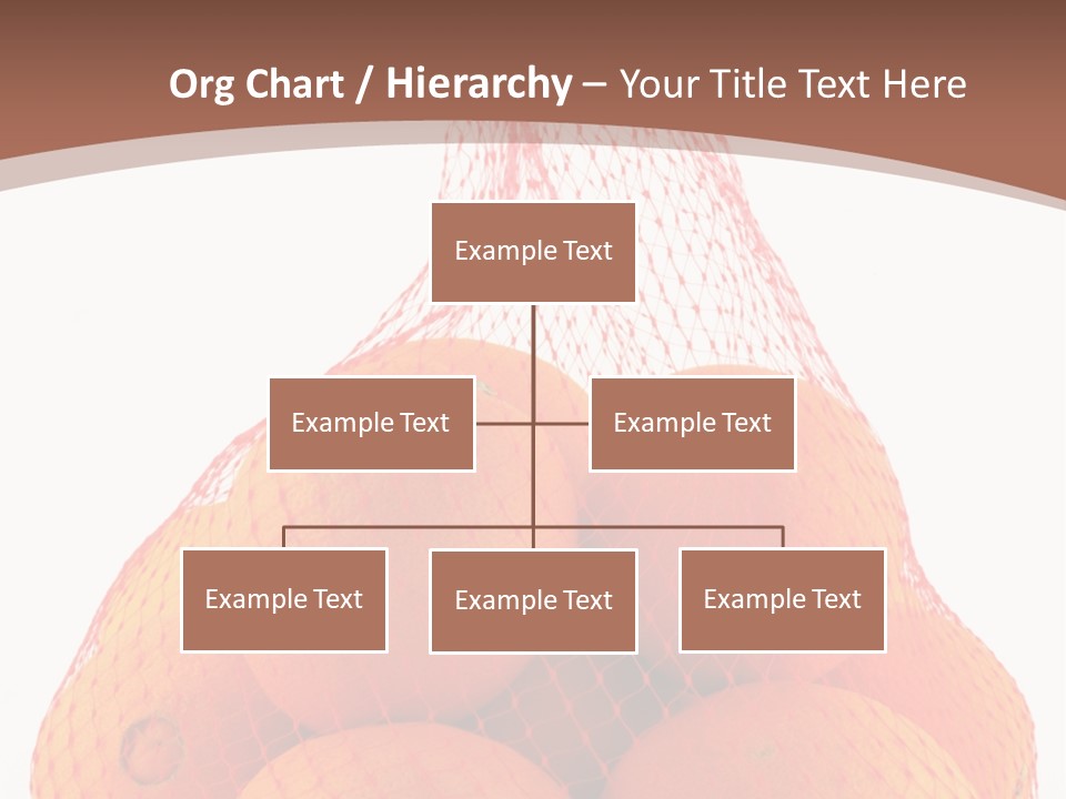 Oranges In Mesh Bag Series PowerPoint Template