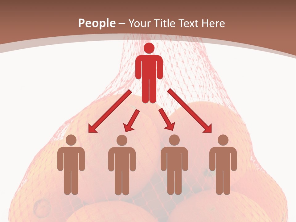 Oranges In Mesh Bag Series PowerPoint Template