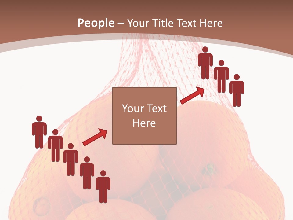 Oranges In Mesh Bag Series PowerPoint Template