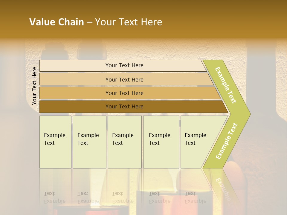 Bottles With Alcohol PowerPoint Template