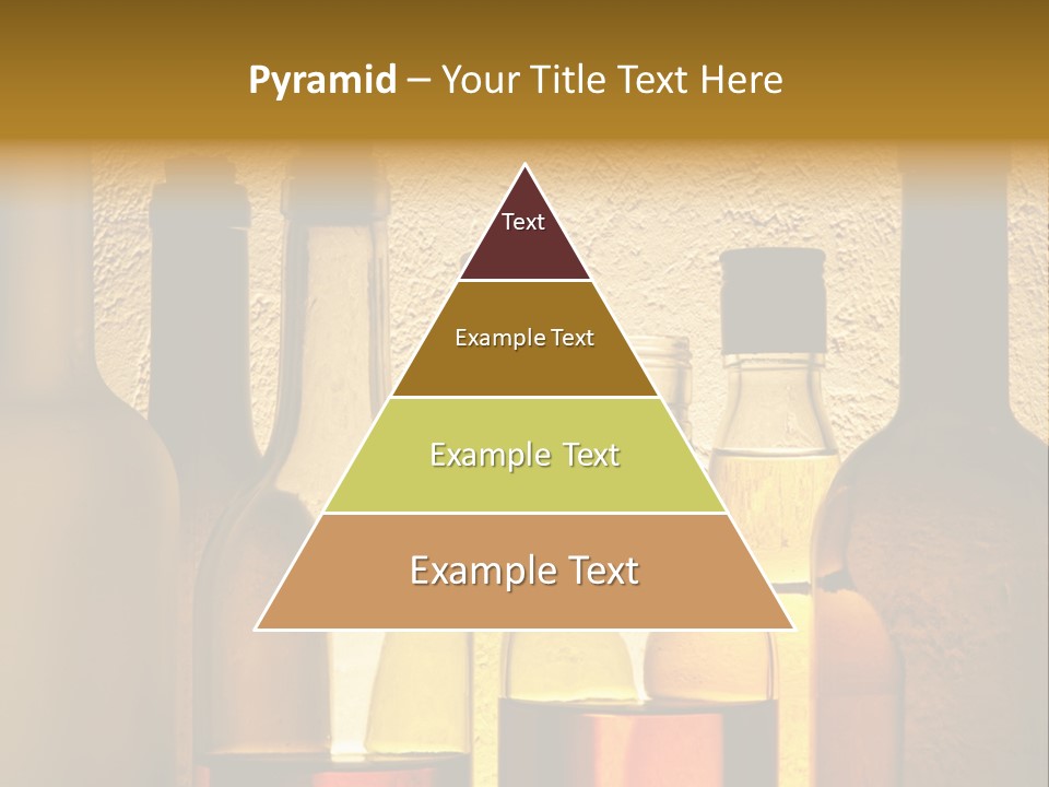 Bottles With Alcohol PowerPoint Template