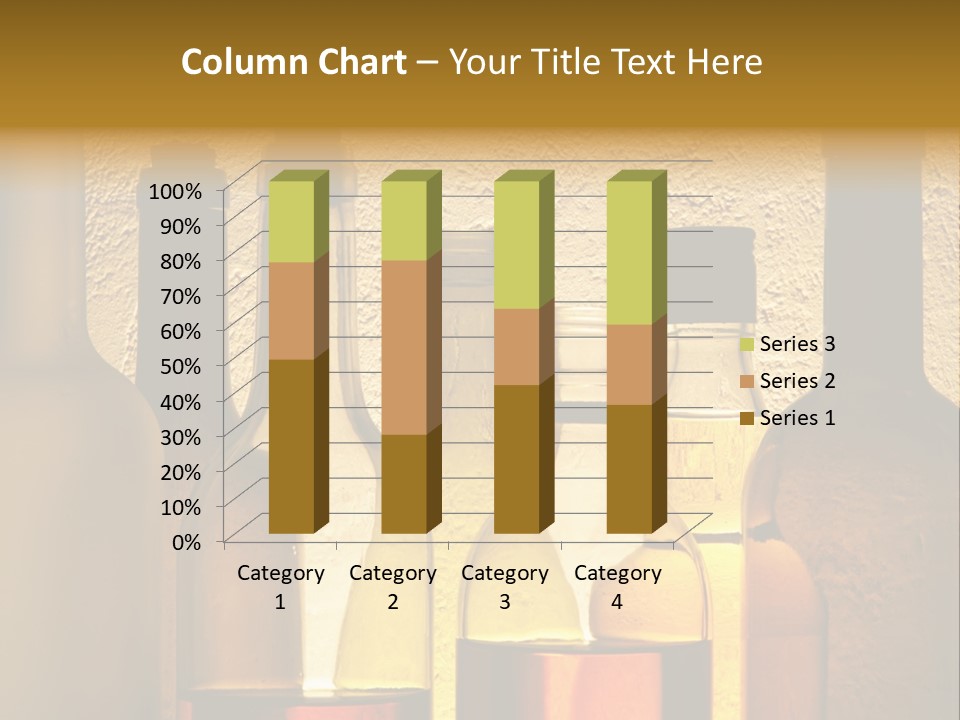 Bottles With Alcohol PowerPoint Template