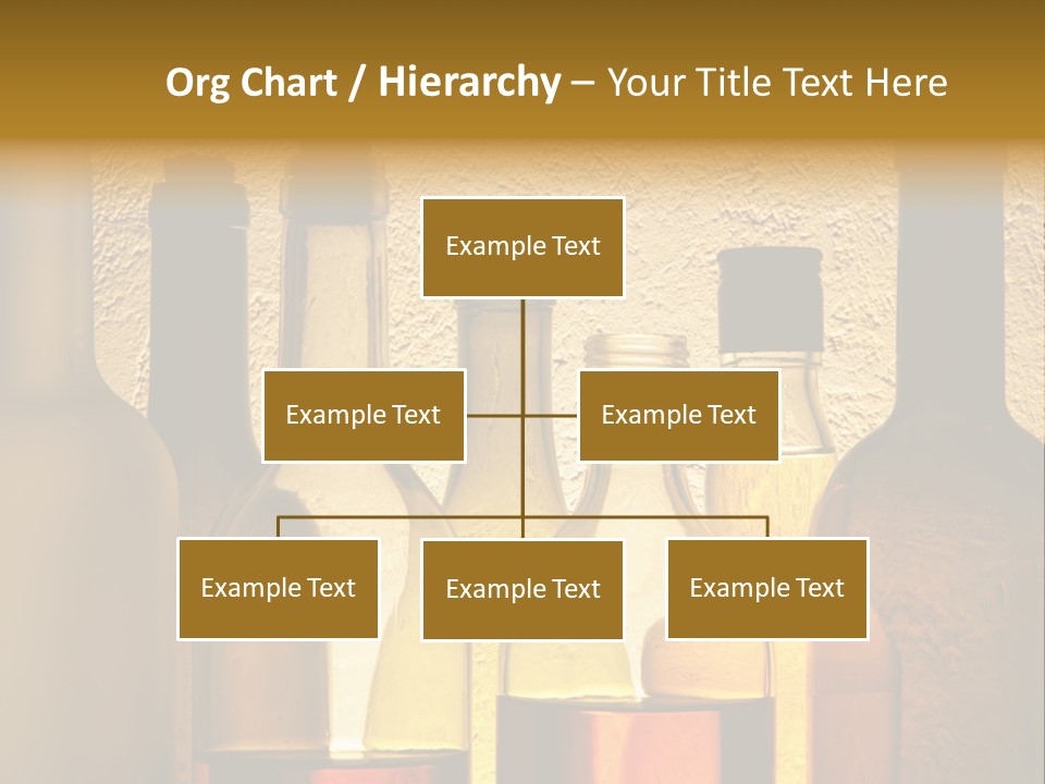 Bottles With Alcohol PowerPoint Template