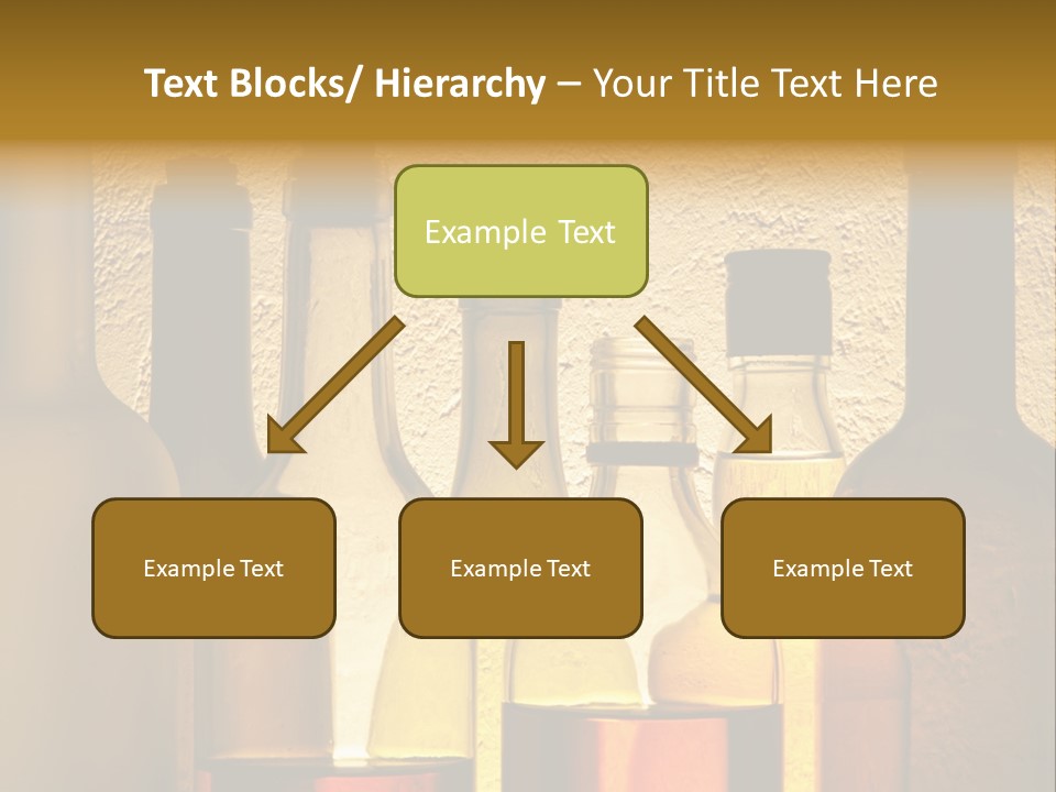 Bottles With Alcohol PowerPoint Template