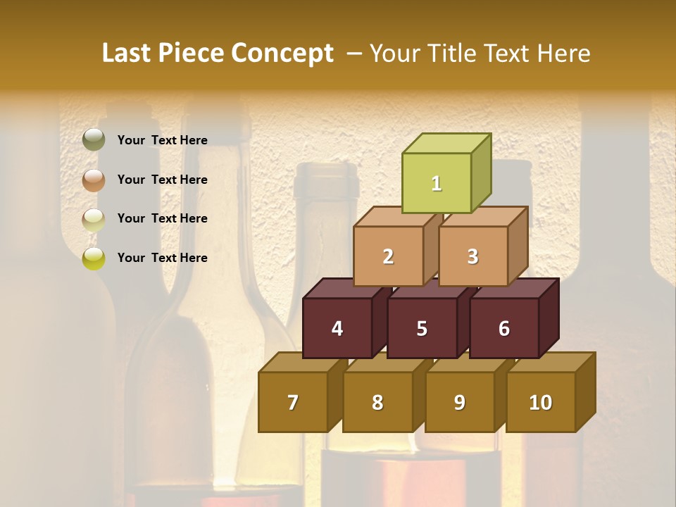 Bottles With Alcohol PowerPoint Template