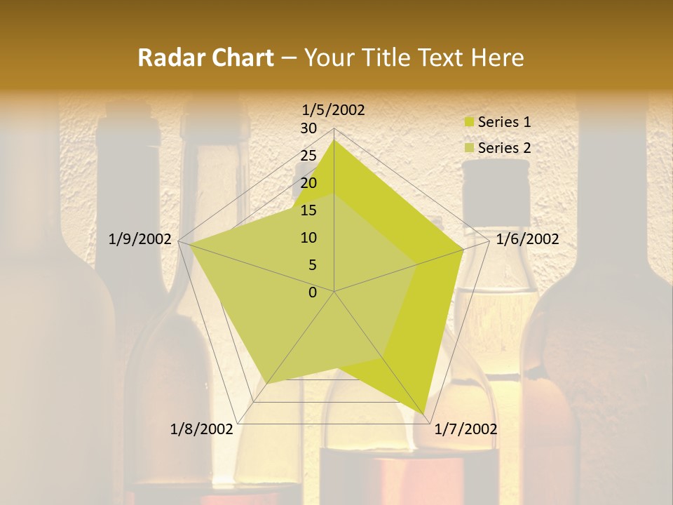 Bottles With Alcohol PowerPoint Template