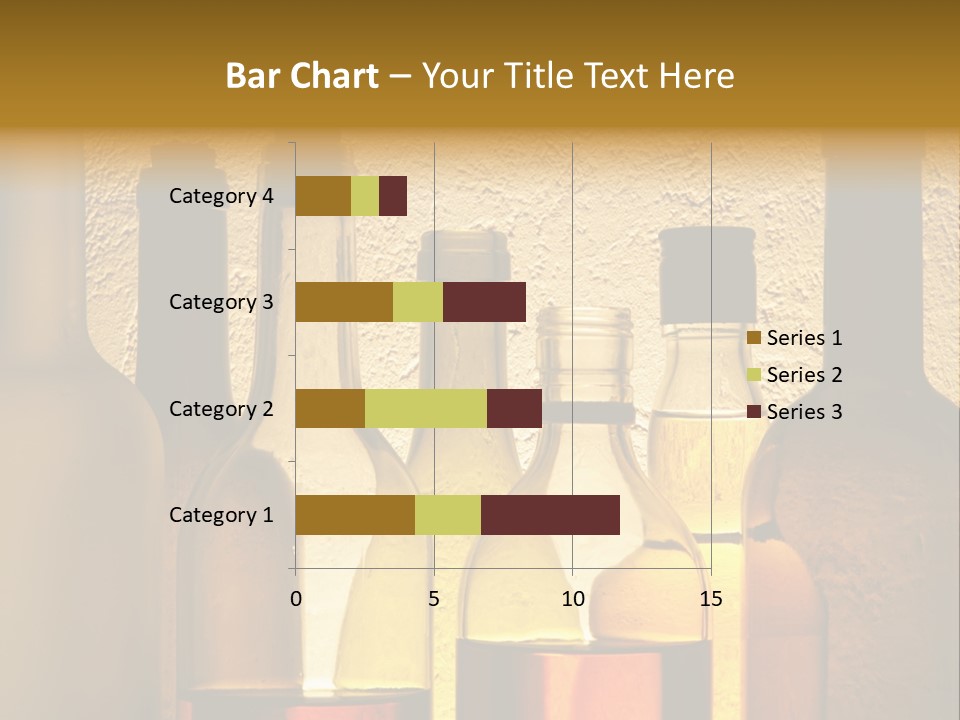 Bottles With Alcohol PowerPoint Template