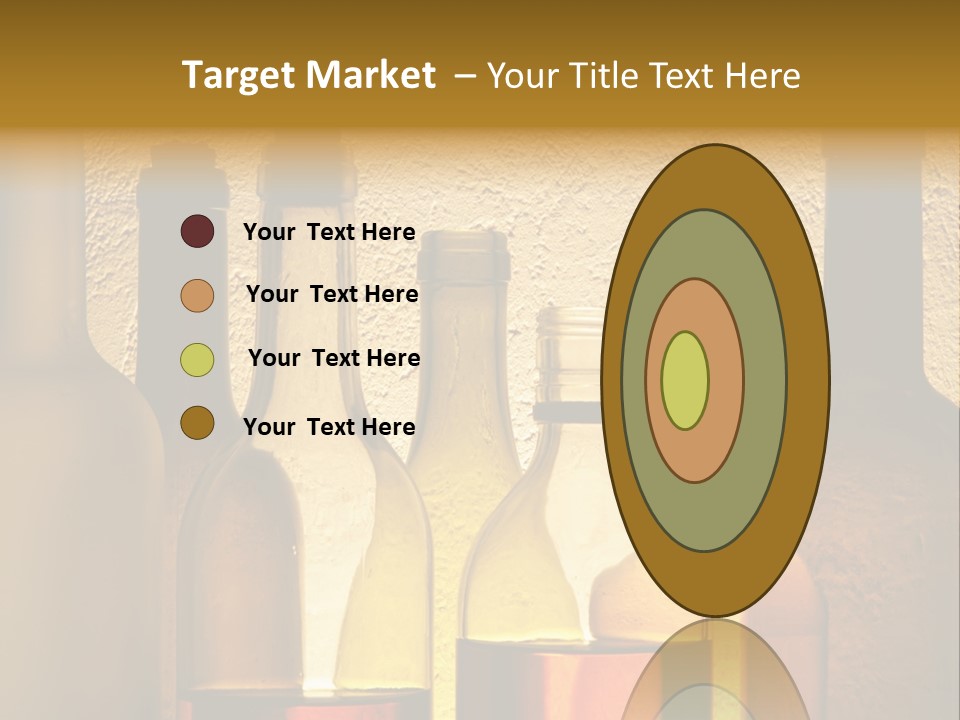 Bottles With Alcohol PowerPoint Template