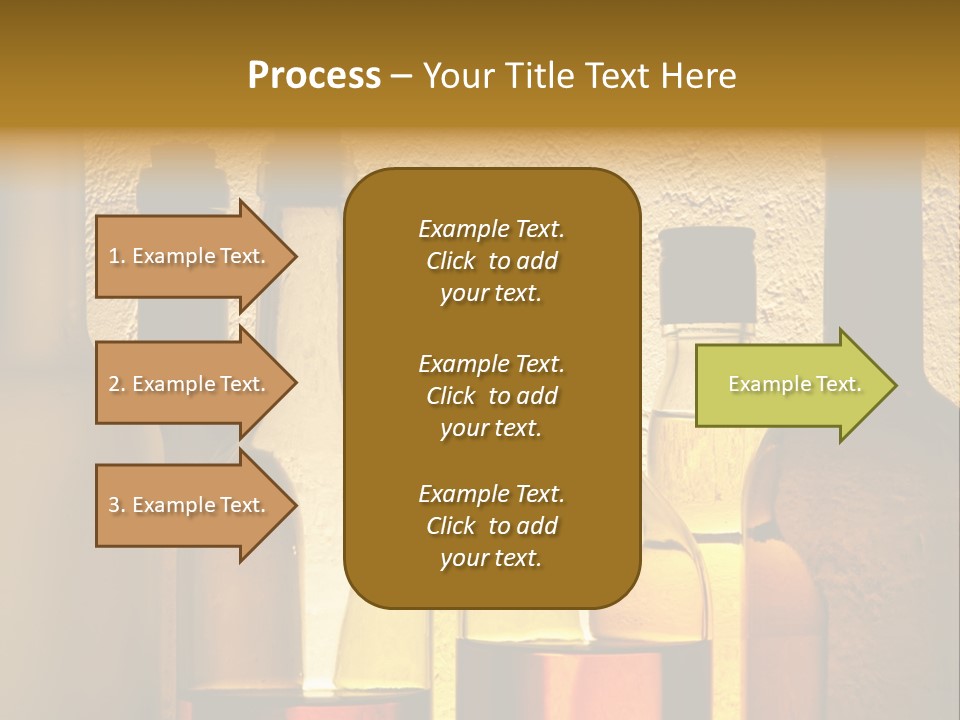 Bottles With Alcohol PowerPoint Template