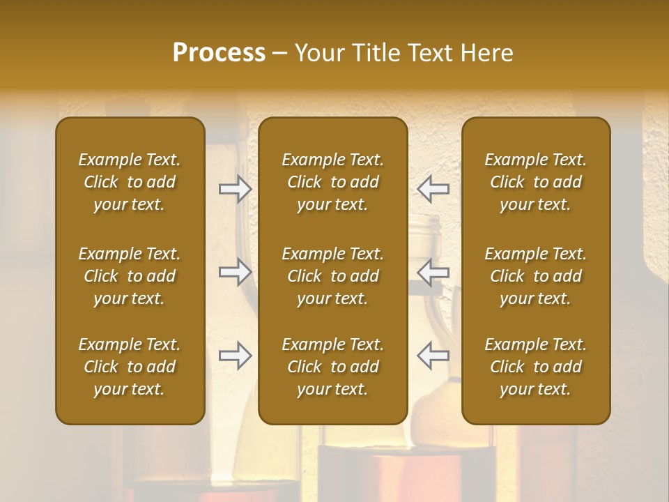 Bottles With Alcohol PowerPoint Template