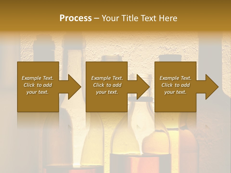 Bottles With Alcohol PowerPoint Template
