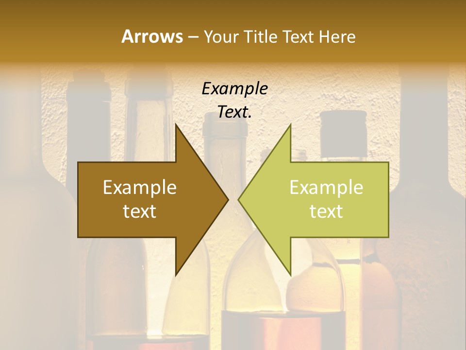 Bottles With Alcohol PowerPoint Template