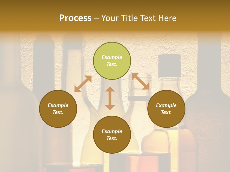 Bottles With Alcohol PowerPoint Template