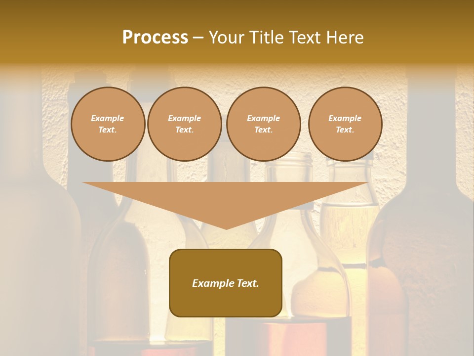 Bottles With Alcohol PowerPoint Template