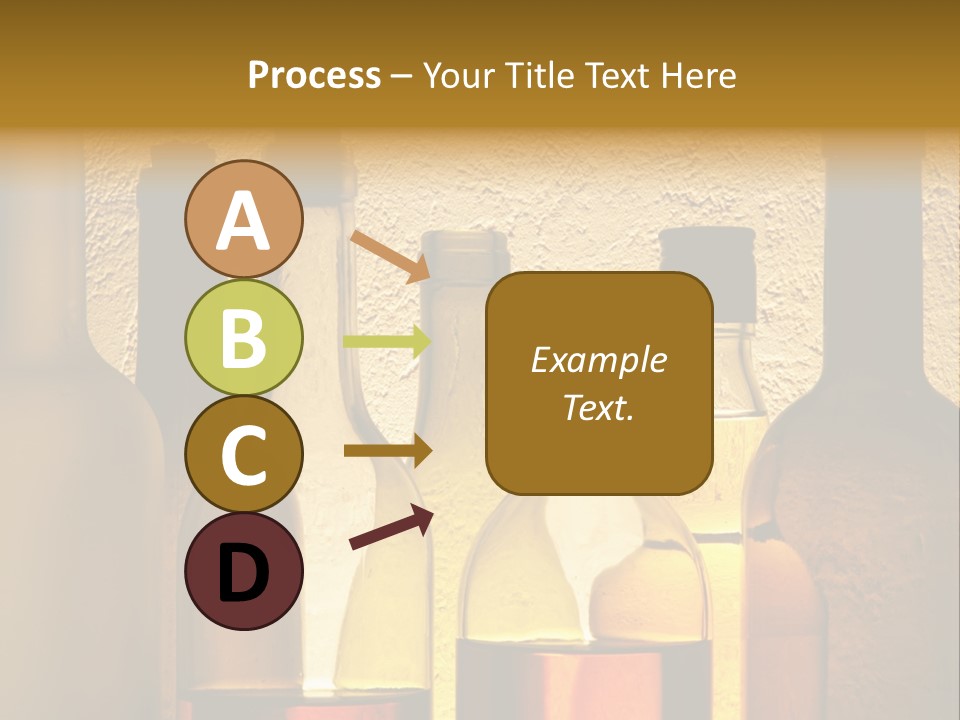 Bottles With Alcohol PowerPoint Template