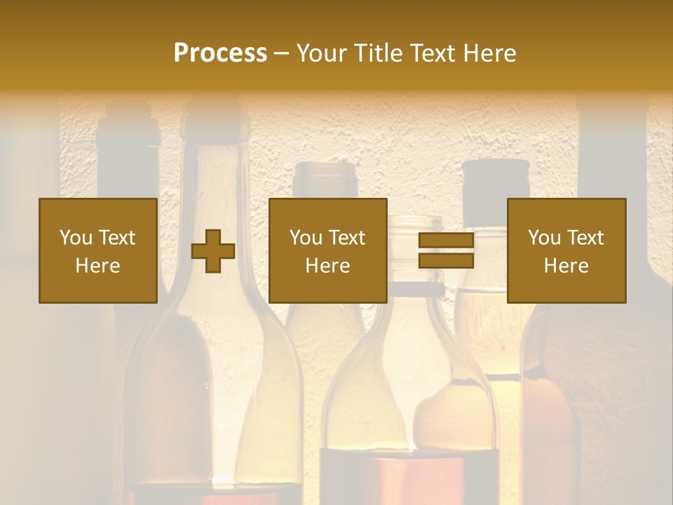 Bottles With Alcohol PowerPoint Template