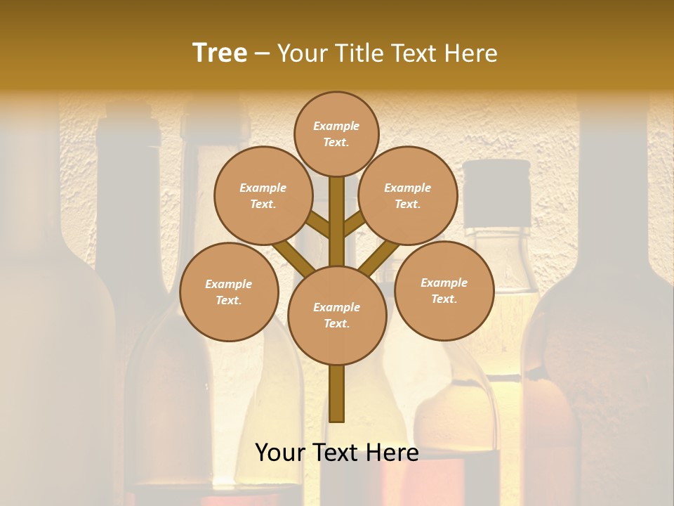 Bottles With Alcohol PowerPoint Template