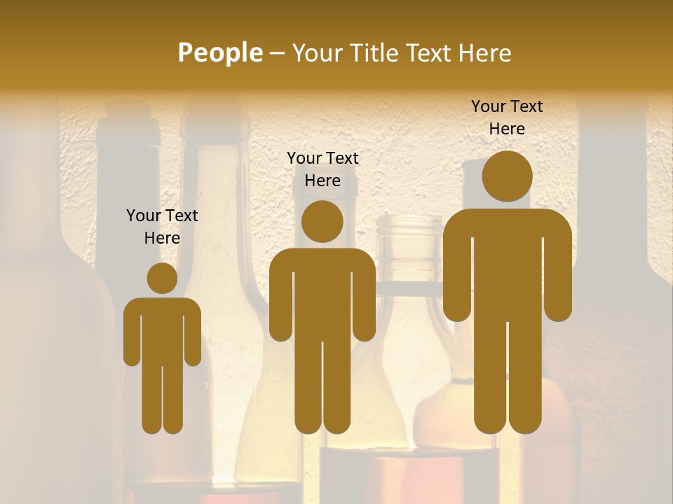 Bottles With Alcohol PowerPoint Template