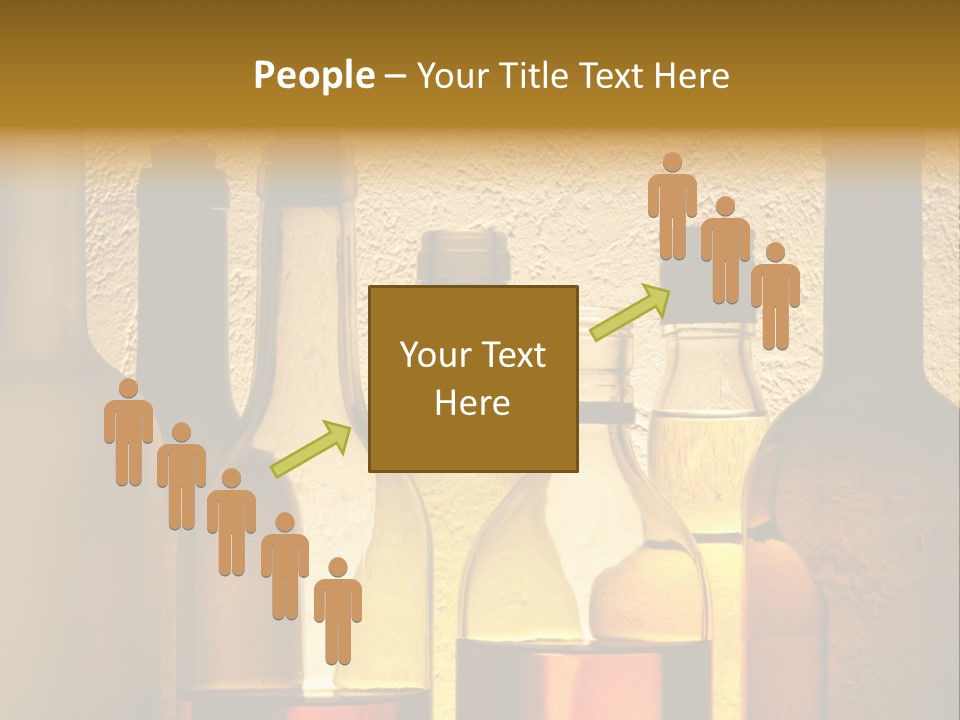 Bottles With Alcohol PowerPoint Template