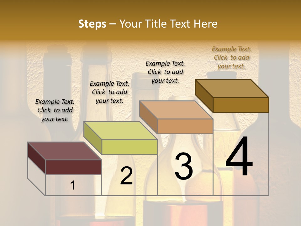 Bottles With Alcohol PowerPoint Template