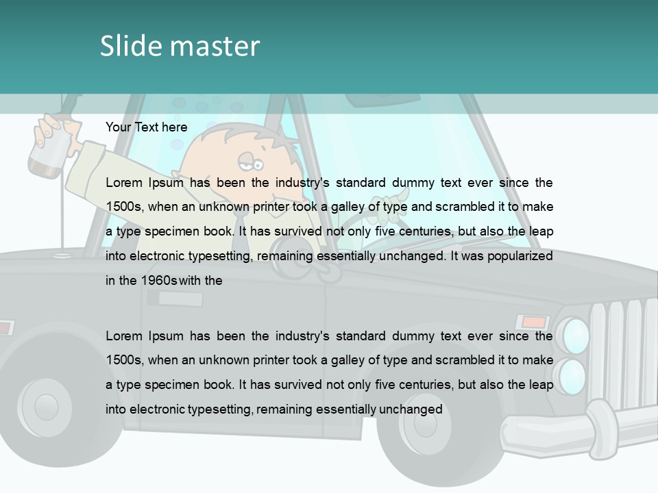 Drinking And Driving PowerPoint Template