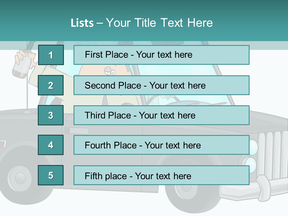 Drinking And Driving PowerPoint Template