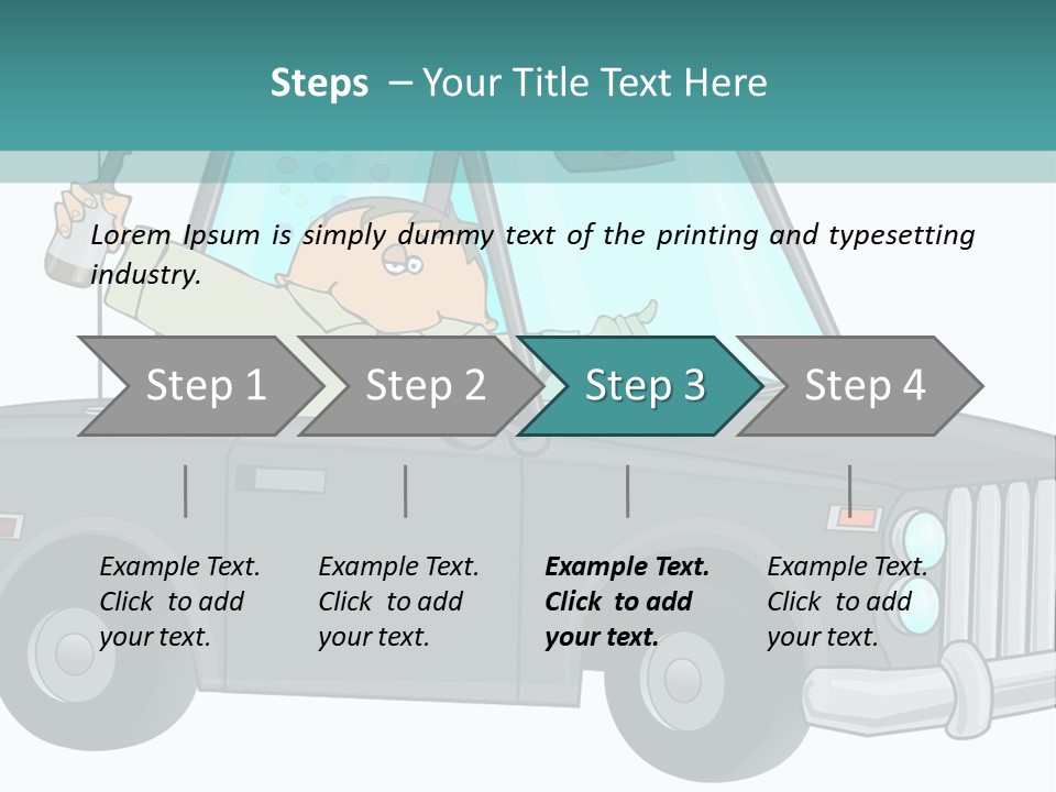 Drinking And Driving PowerPoint Template