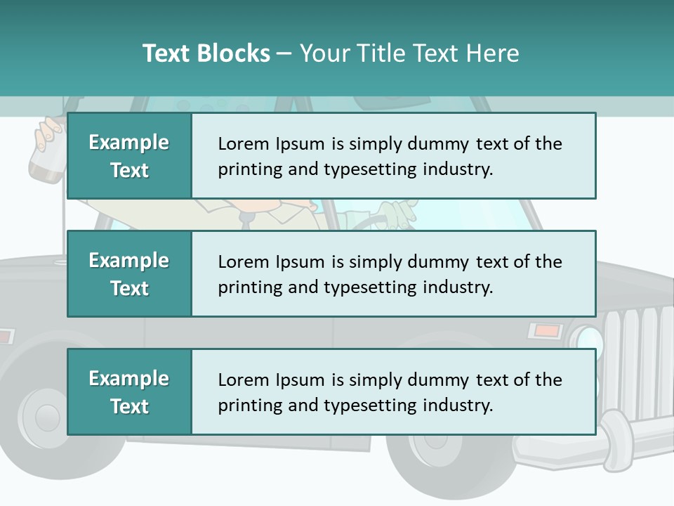 Drinking And Driving PowerPoint Template