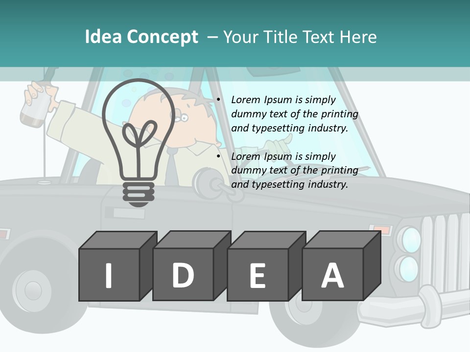 Drinking And Driving PowerPoint Template