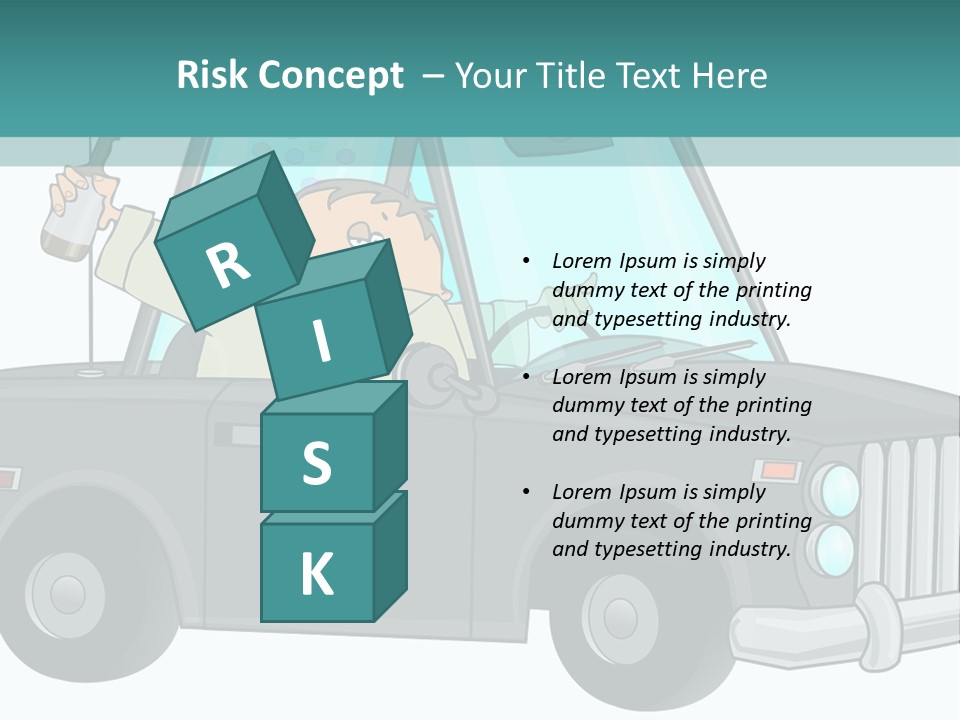 Drinking And Driving PowerPoint Template