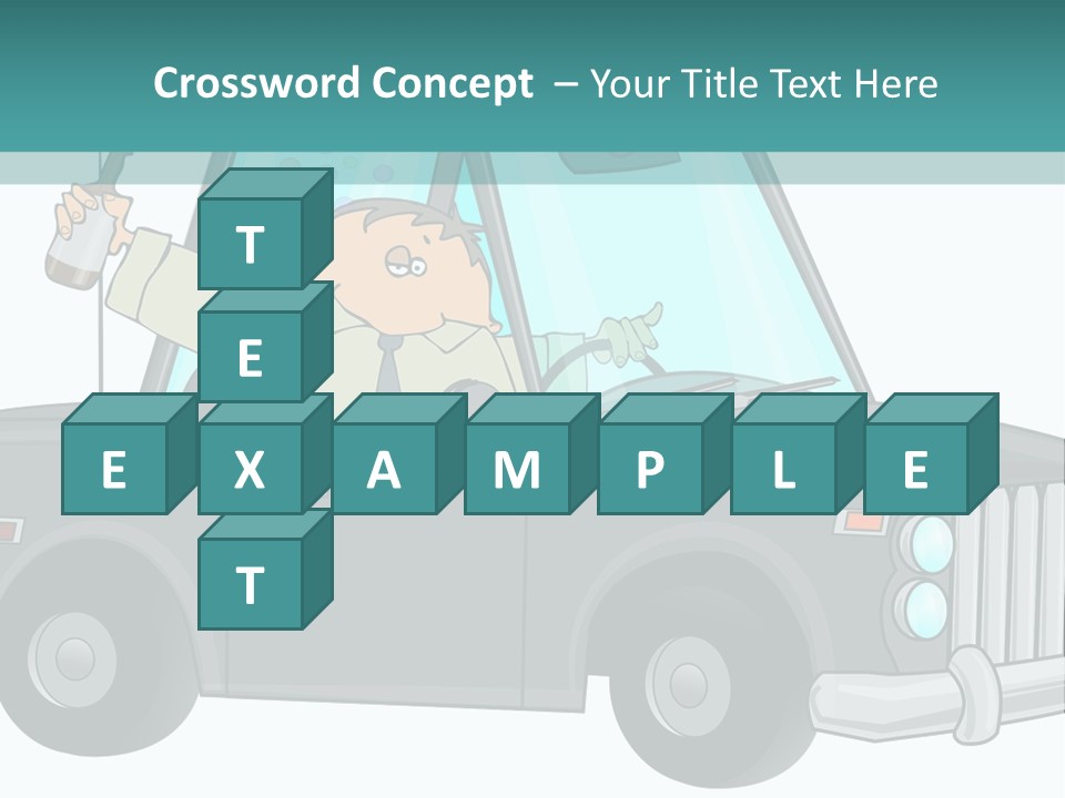 Drinking And Driving PowerPoint Template