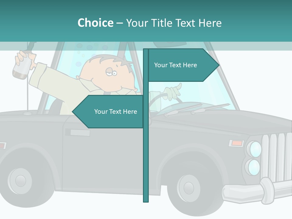 Drinking And Driving PowerPoint Template