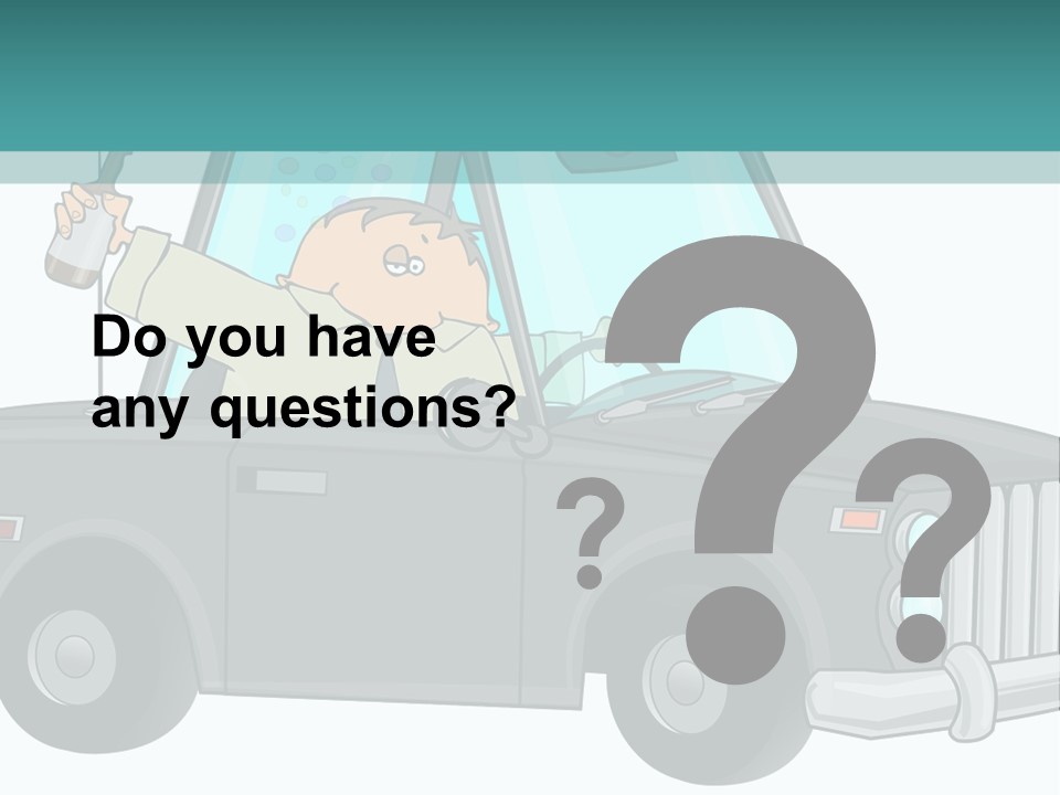 Drinking And Driving PowerPoint Template