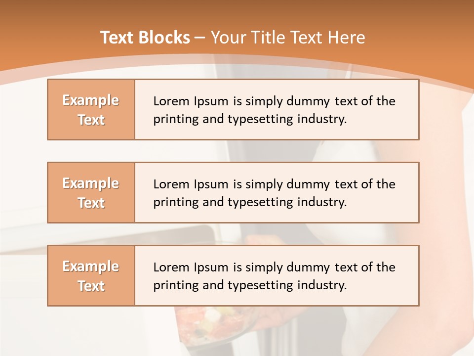 Young Happy Smiling Woman With Salad At Domestic Kitchen PowerPoint Template