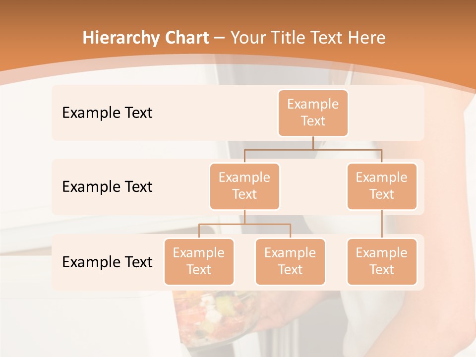 Young Happy Smiling Woman With Salad At Domestic Kitchen PowerPoint Template