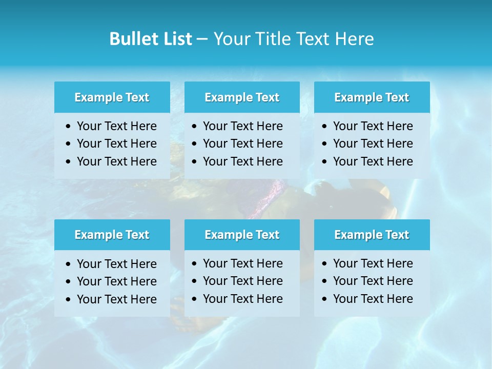 Girl Swimming Underwater In A Swimming Pool PowerPoint Template