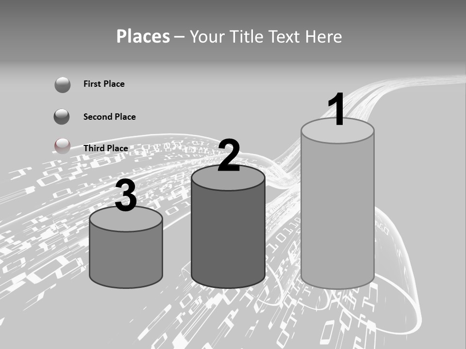 A Black And White Photo Of A Computer Screen PowerPoint Template