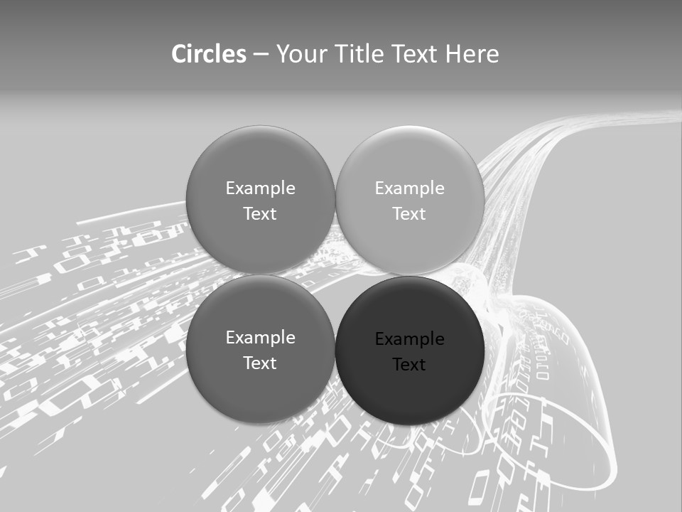 A Black And White Photo Of A Computer Screen PowerPoint Template