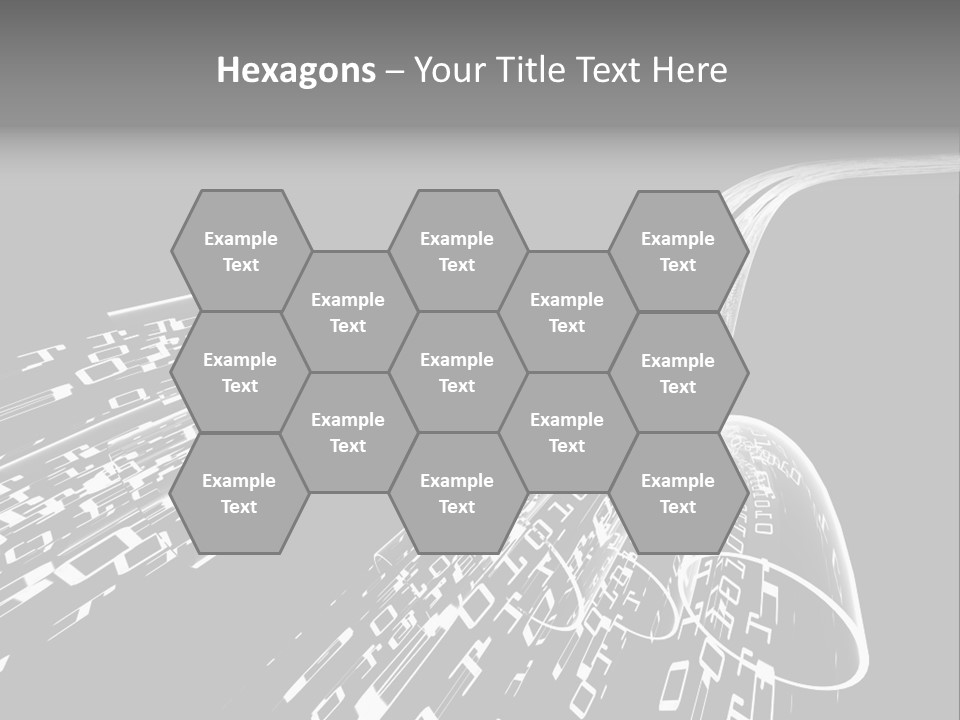 A Black And White Photo Of A Computer Screen PowerPoint Template