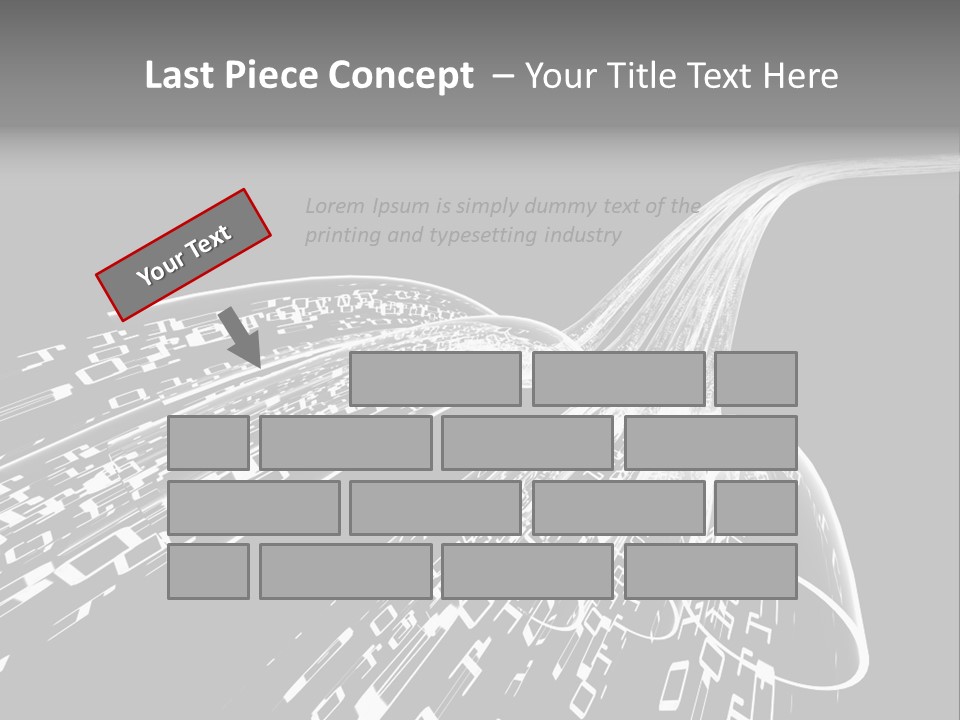 A Black And White Photo Of A Computer Screen PowerPoint Template