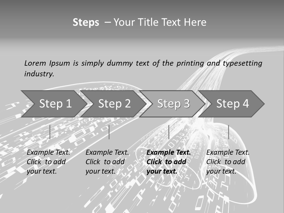 A Black And White Photo Of A Computer Screen PowerPoint Template