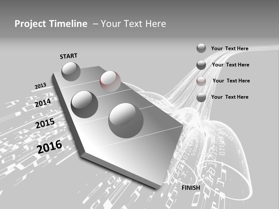 A Black And White Photo Of A Computer Screen PowerPoint Template