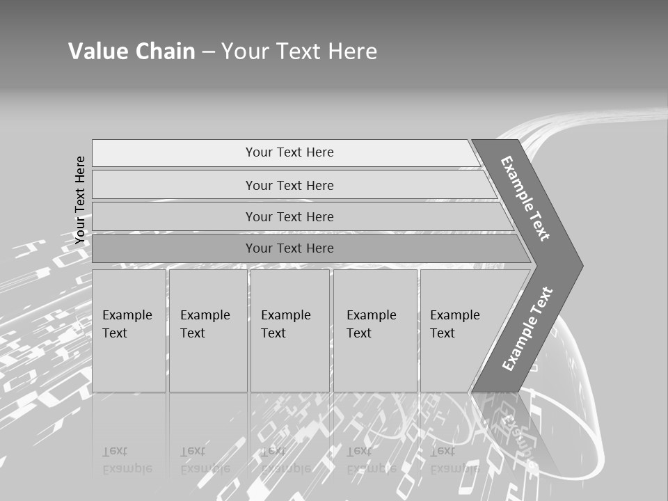 A Black And White Photo Of A Computer Screen PowerPoint Template